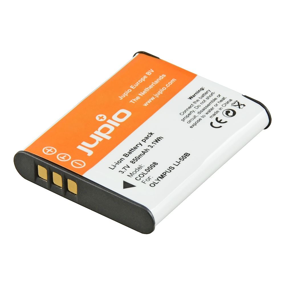 Jupio Li-50B/ D-Li92/ DB-100/ NP-150/ LB-050 / LB-052 850 mAh afbeelding