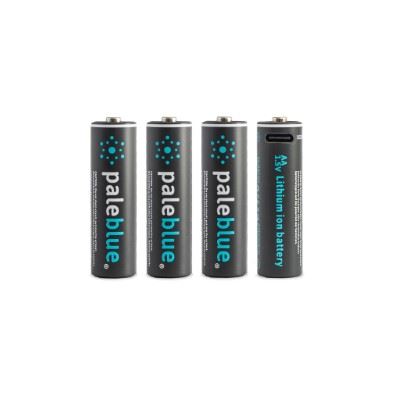 Pale Blue Li-Ion Rechargeabl AA Battery USB-C afbeelding