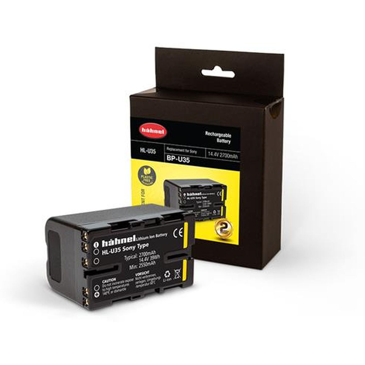 Hahnel HL-U35 Lithium-ION Battery (Sony BP-U35) afbeelding
