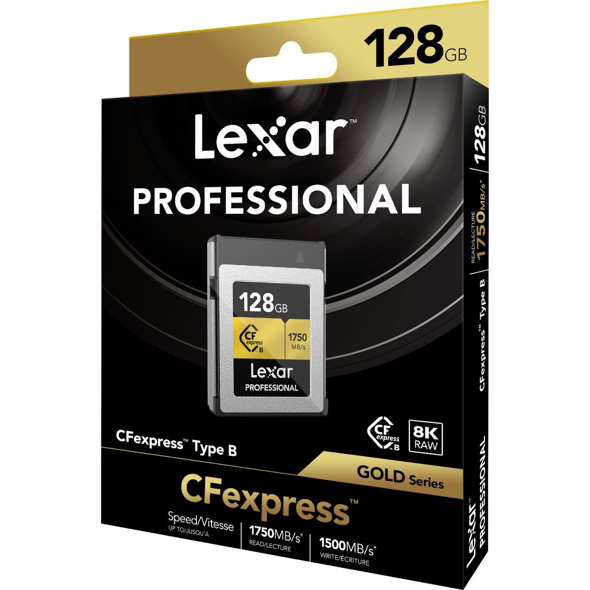Lexar CFexpress PRO Type B Gold series 128GB - R1750/W1500MB/s afbeelding