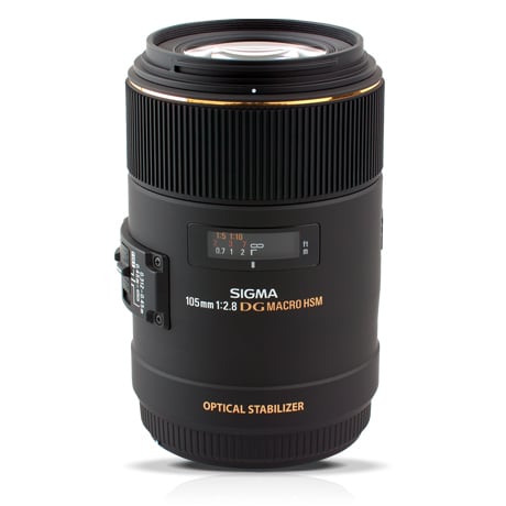 Sigma 105mm f2.8 EX DG MACRO OS HSM Nikon AF F mount afbeelding
