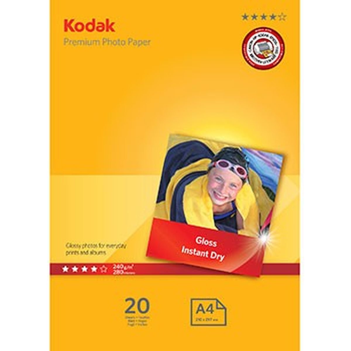 Kodak Photo Paper Premium A4 20 Vel Fotopapier afbeelding