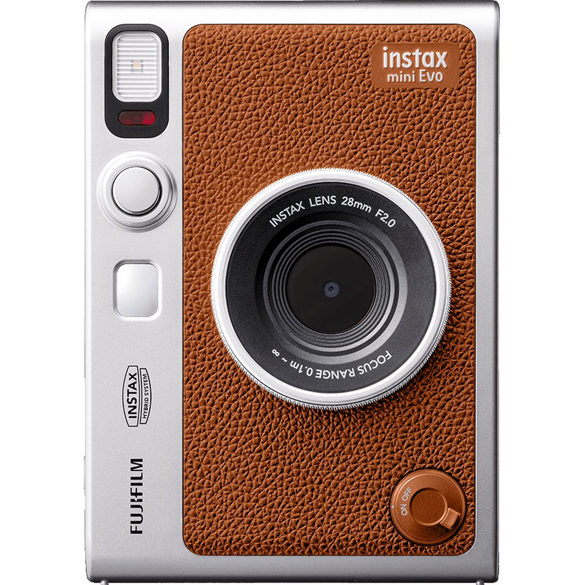 Fuji Instax Mini EVO Camera bruin USB-C afbeelding