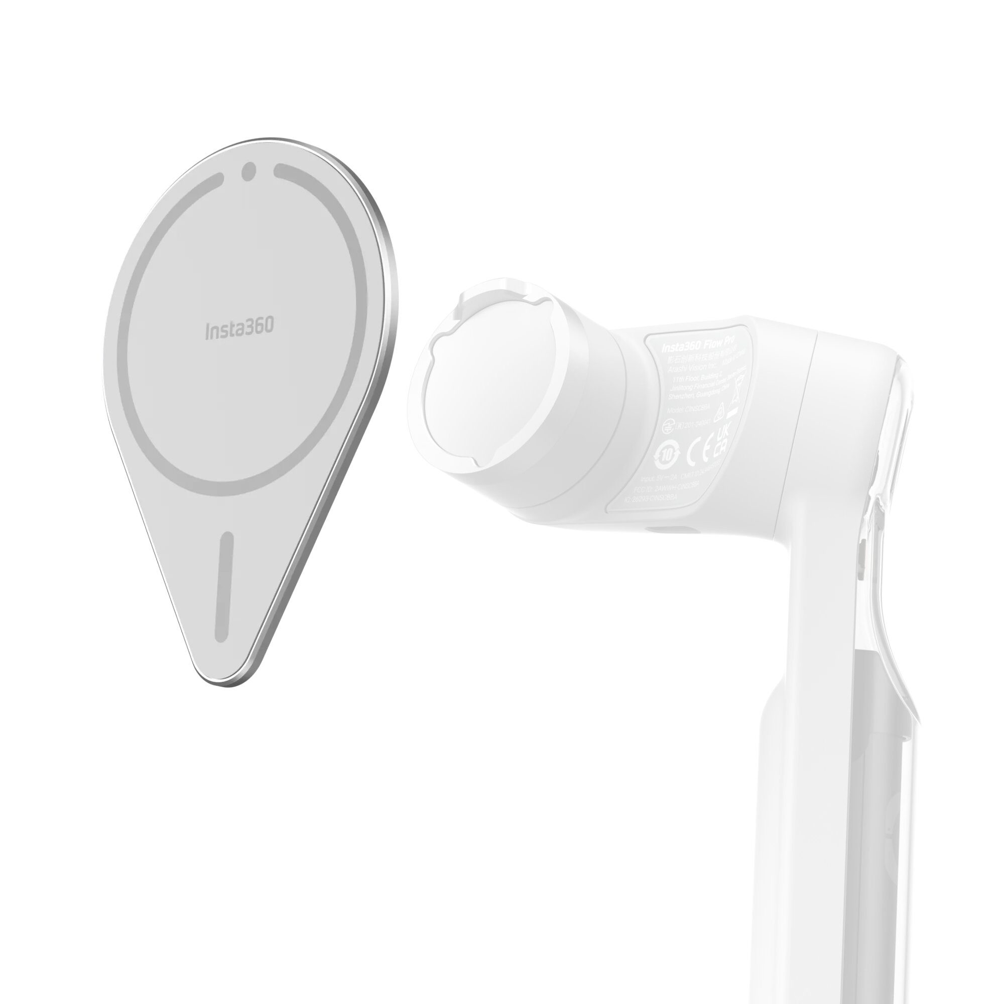 Insta360 Flow 2 Pro Magnetic Phone Clamp (Summit White) afbeelding