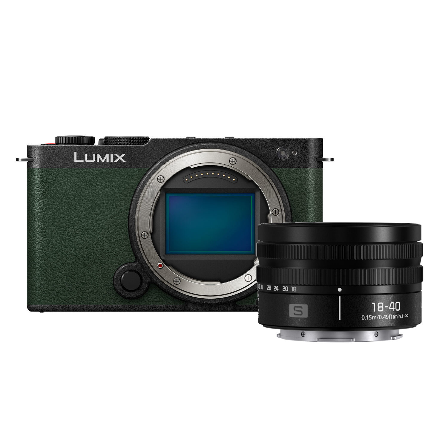 Panasonic Lumix S9 Dark Olive + S 18-40mm f/4.5-6.3 afbeelding