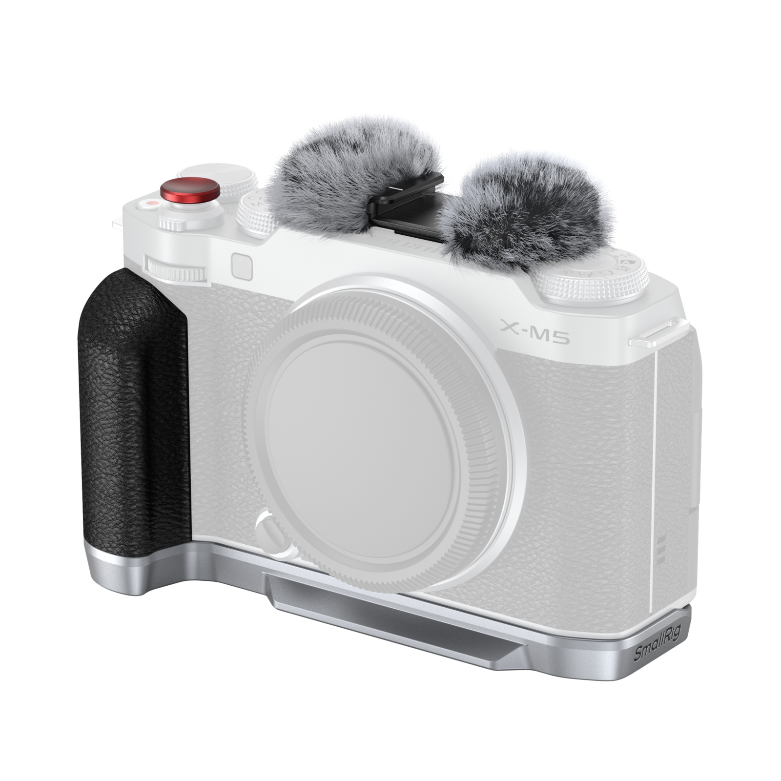 4876 L Shape Mount Plate w/ Silicone Handle For Fujifilm X-M5