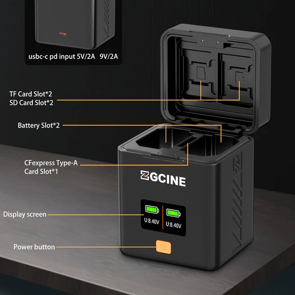 Zgcine Charging Case For Nikon EN-EL25 accu's (PS-EL25) afbeelding