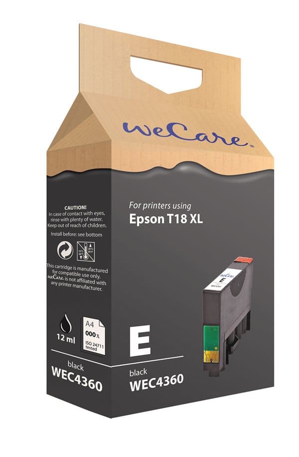 weCare Epson T181140 (XL) BK afbeelding