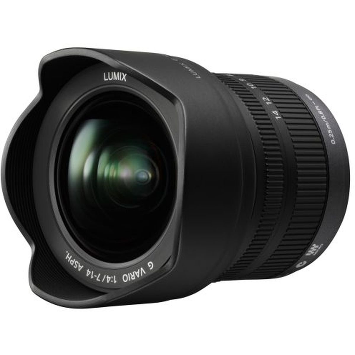 Panasonic LUMIX G 7-14mm f/4.0 MFT Black afbeelding