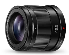 Panasonic H-HS043E-K 42,5mm/f1.7 Black afbeelding