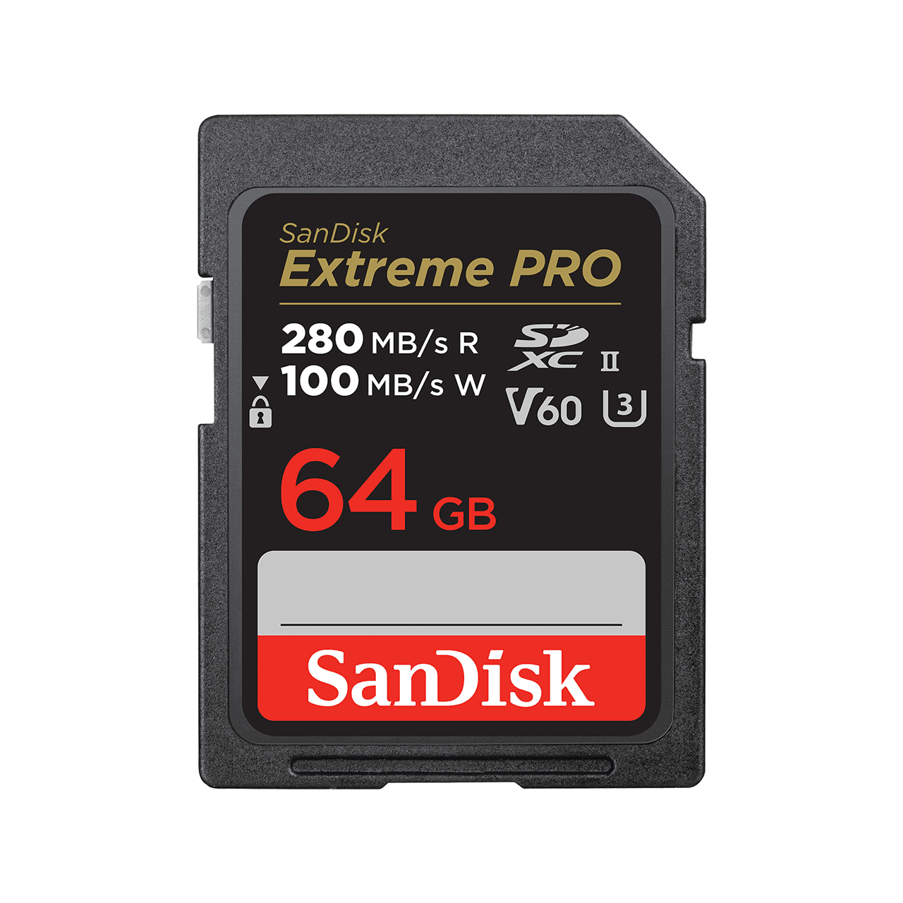 SanDisk Pro 64GB V60 UHS-II SD Cards 280/100MB/s afbeelding