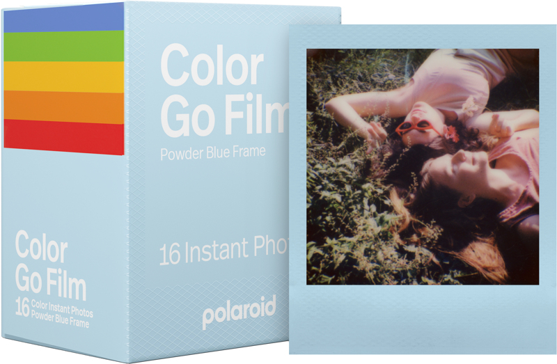 Polaroid Colour Instant Film For Go - Powder Blue Frame -...