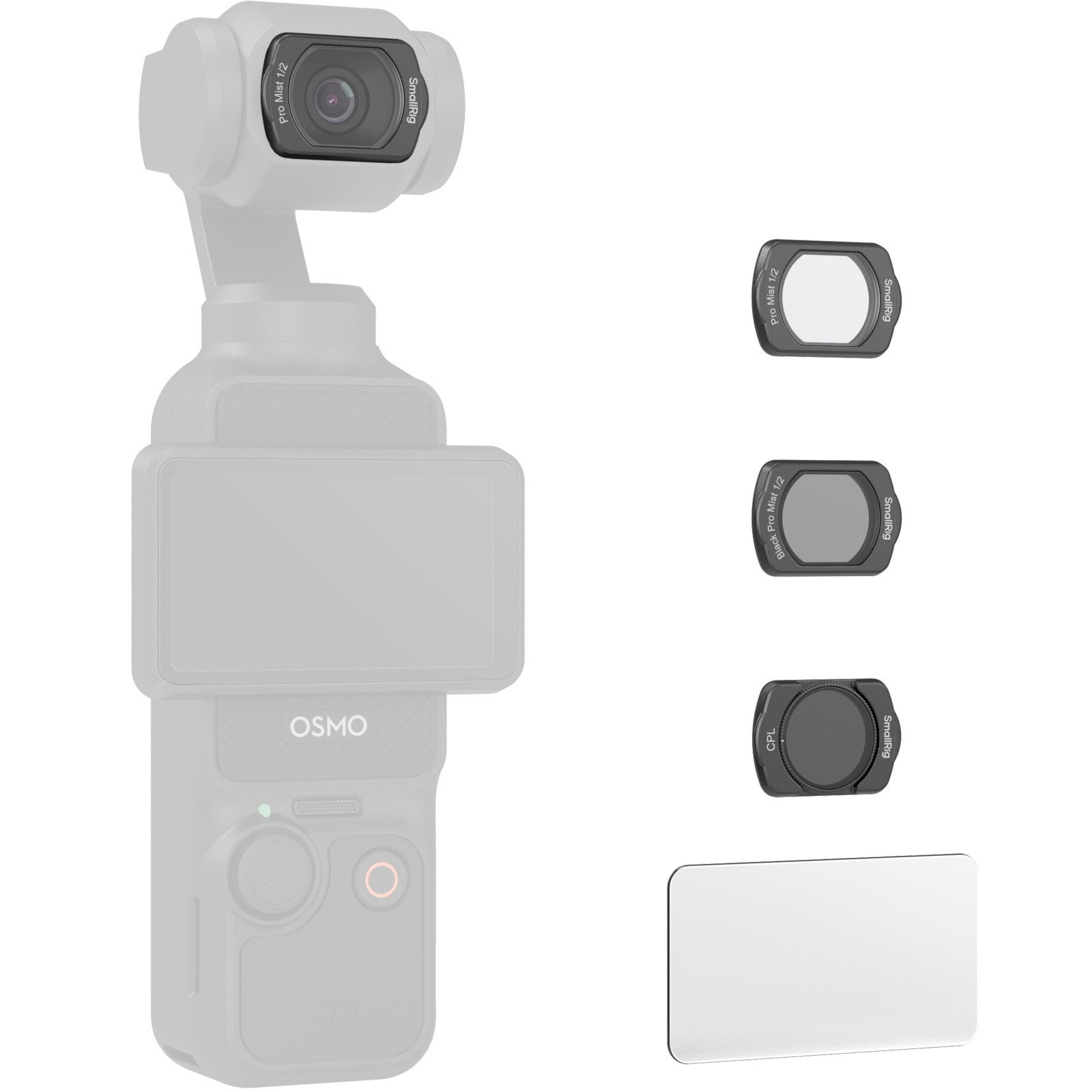 Smallrig 4775 voor DJI OSmo pocket 3 Black / White Mist & CPL Filter Set afbeelding