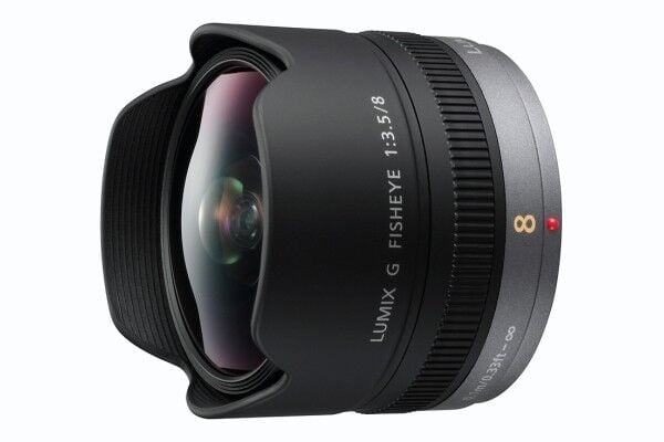 Panasonic H-F008E 8mm/f3.5 Black afbeelding