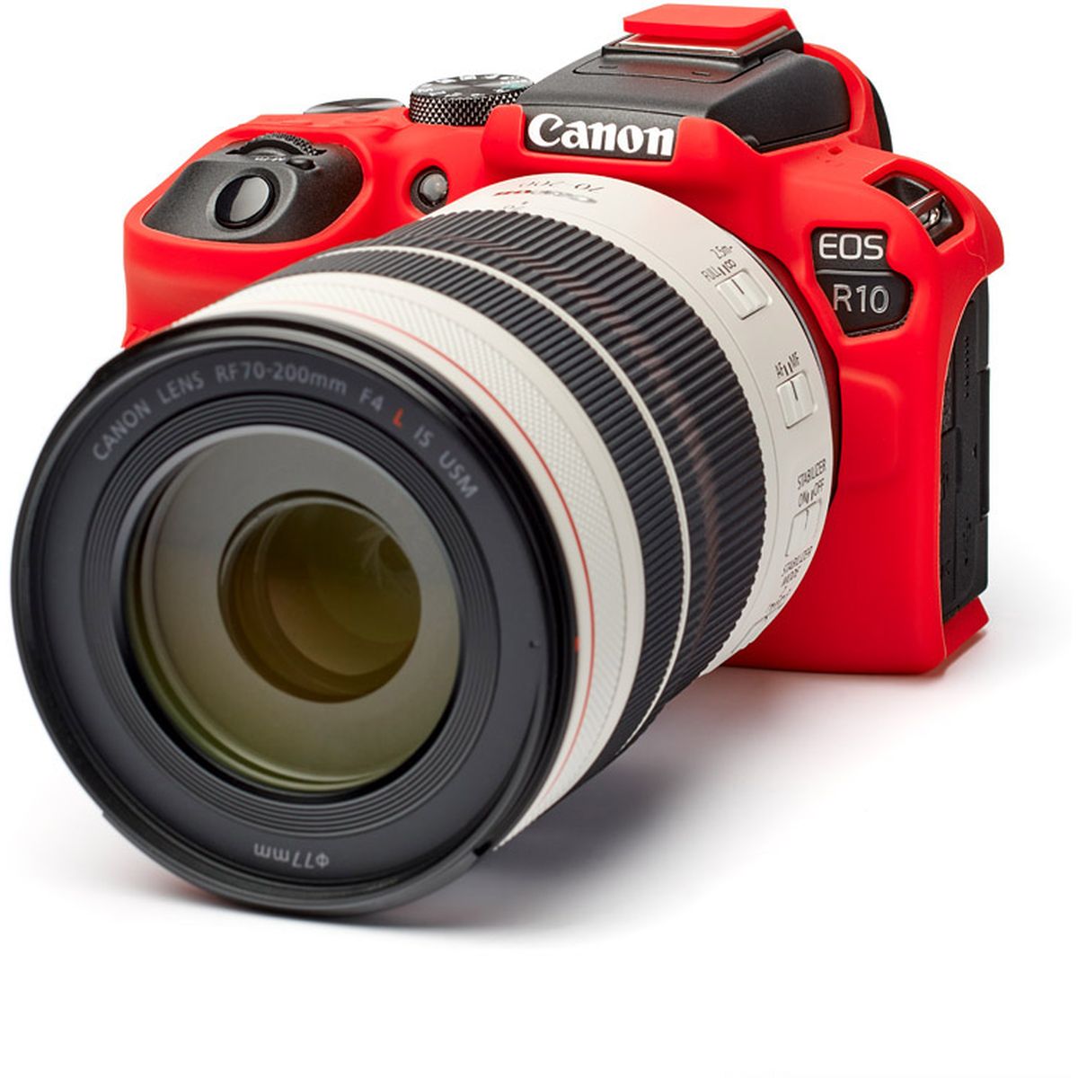 easyCover Body Cover For Canon R10 Red