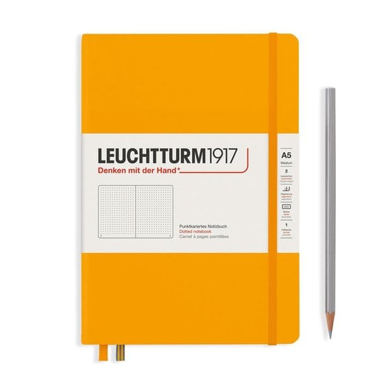 Leuchtturm Rising Sun, Medium (A5), 251 p., dotted afbeelding