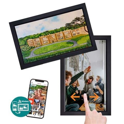 Frameo Digitale Fotolijst HF-156B Zwart 15.6 Inch afbeelding