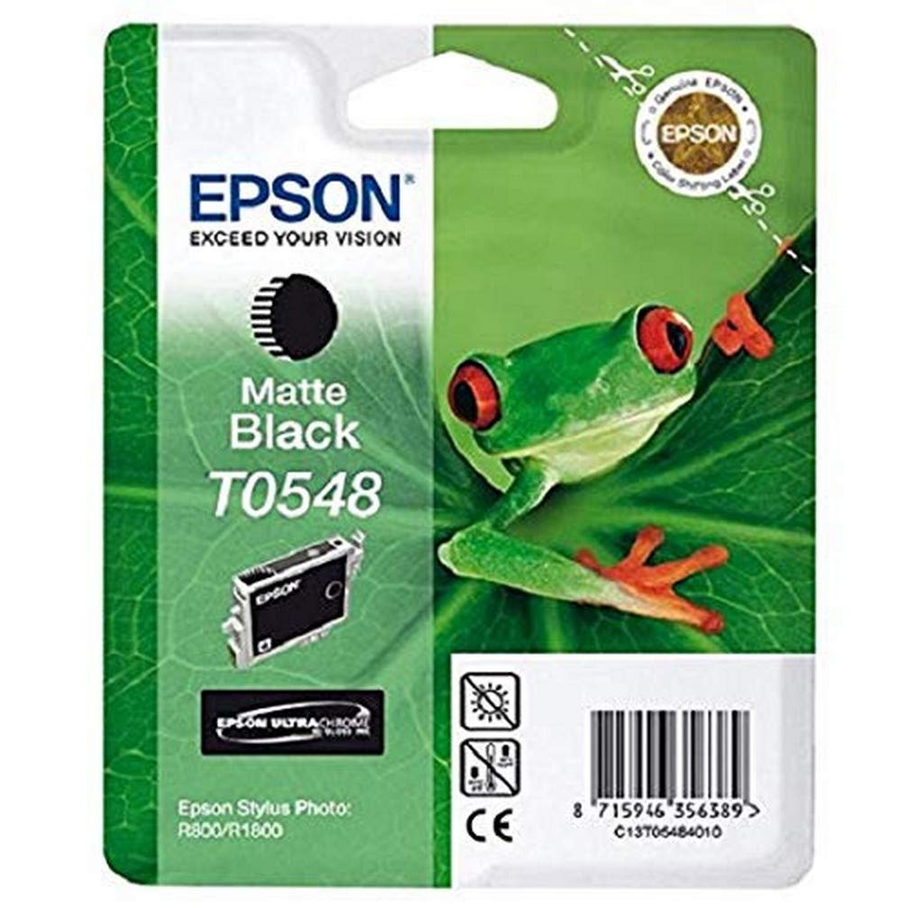 Epson inktpatroon mat zwart T 054 T 0548 afbeelding