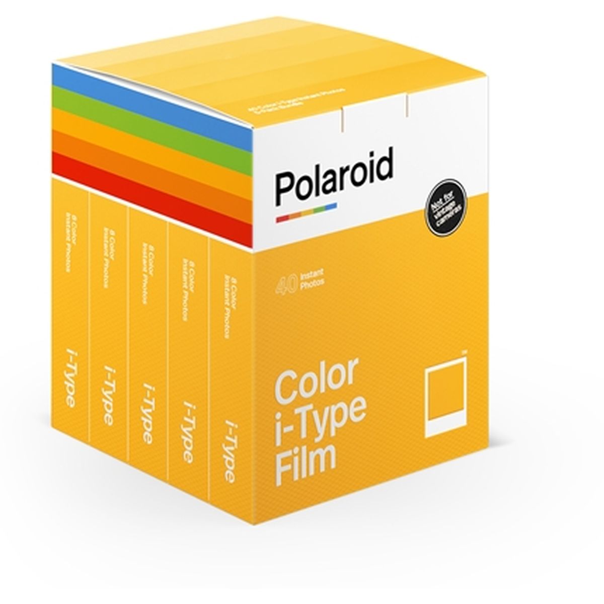 Polaroid Color instant film for I-type x40 film pack afbeelding