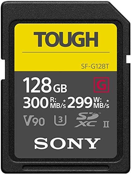 Sony Pro. Tough 18x stronger - 128GB UHS-II R300 W299 - V90 afbeelding