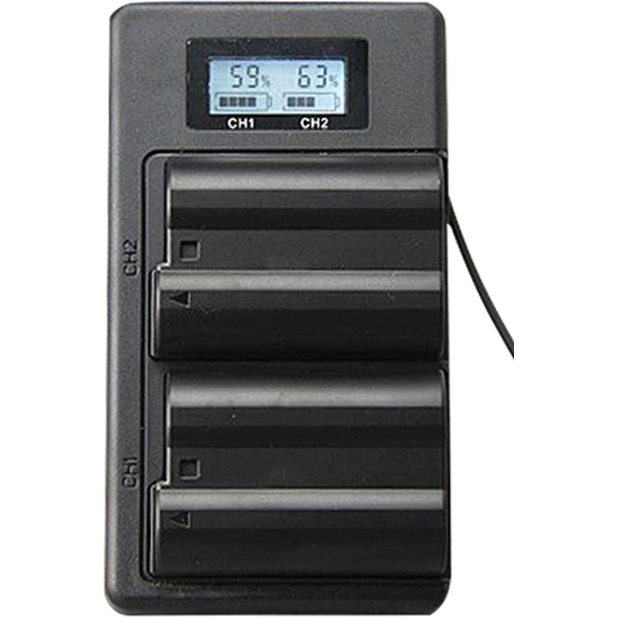 McoPlus Duocharger USB incl. 2x EN-EL15 afbeelding