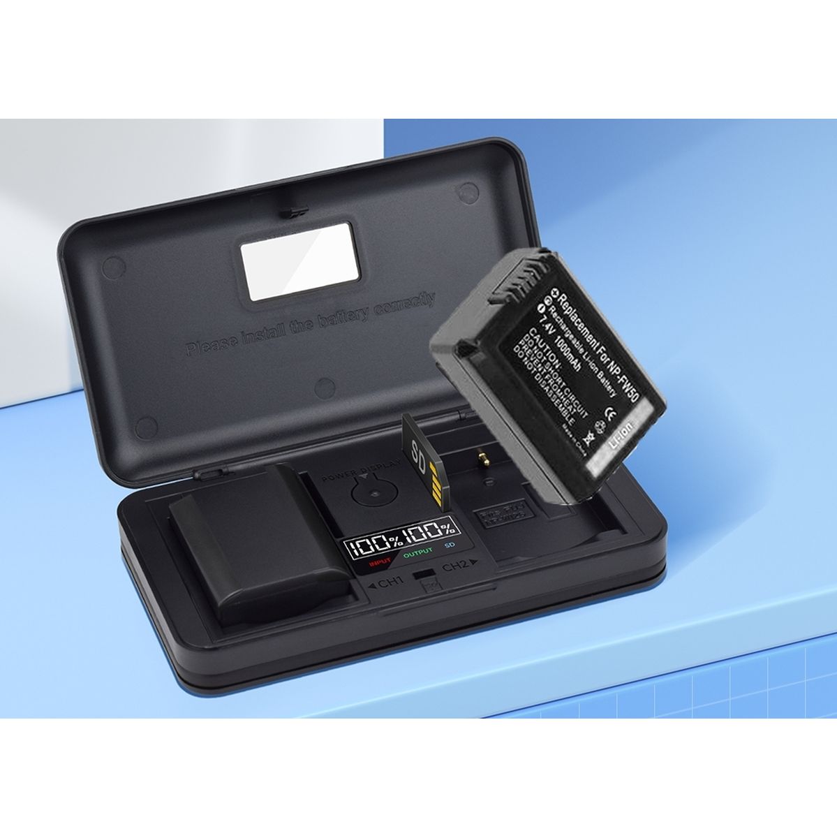 Mcoplus Duocharger USB NP-FW50 SD afbeelding