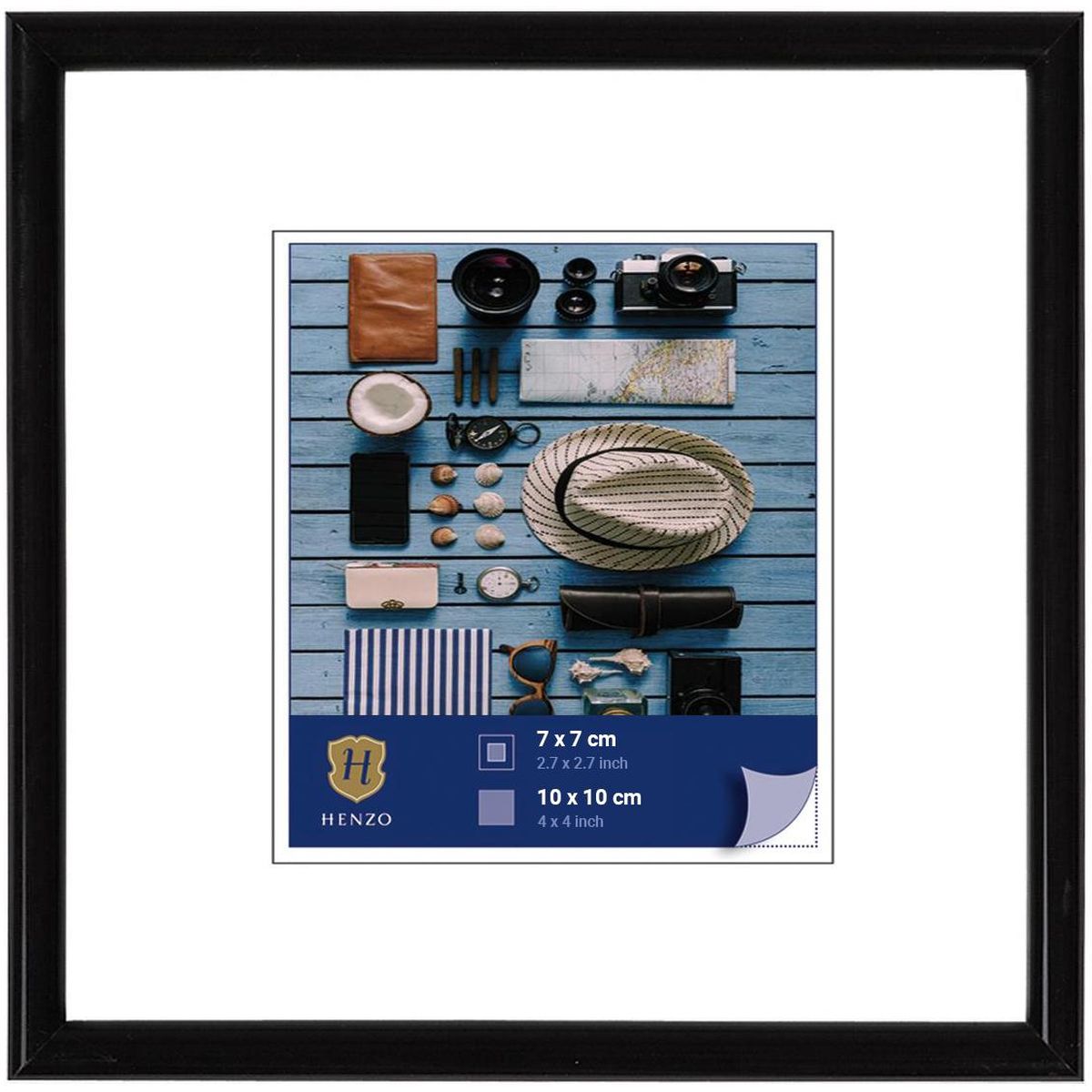 Henzo Napoli 10x10 frame zwart afbeelding