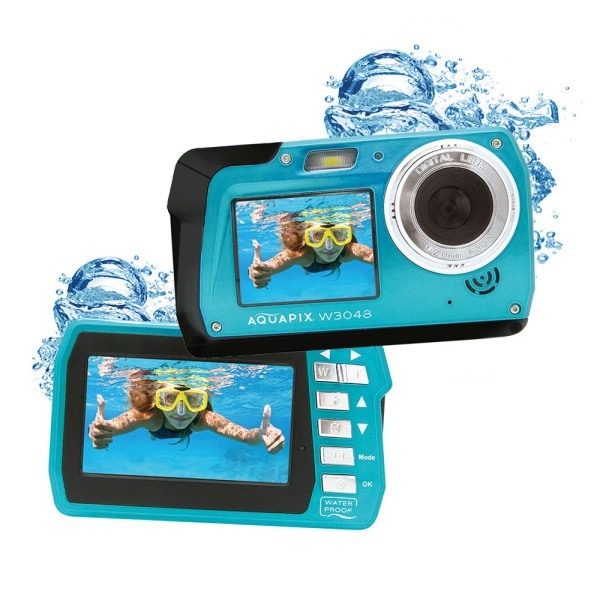 Aquapix Easypix W3048 onderwater compactcamera blauw