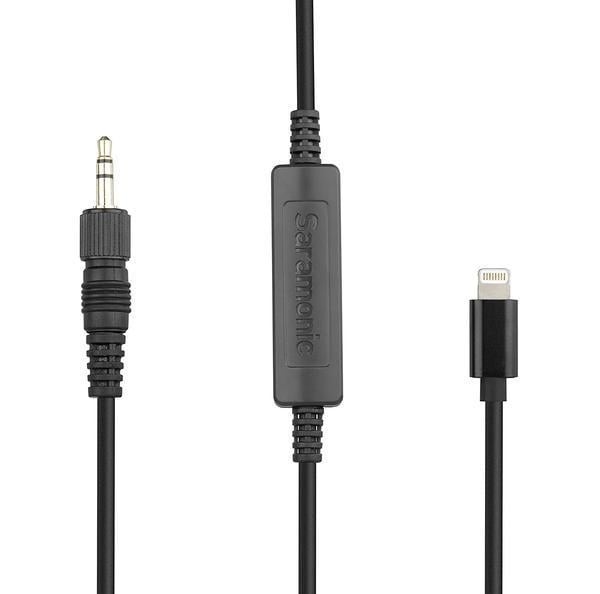 Saramonic LC-C35 audio cable mini Jack 3.5 mm TRS/Lightning afbeelding