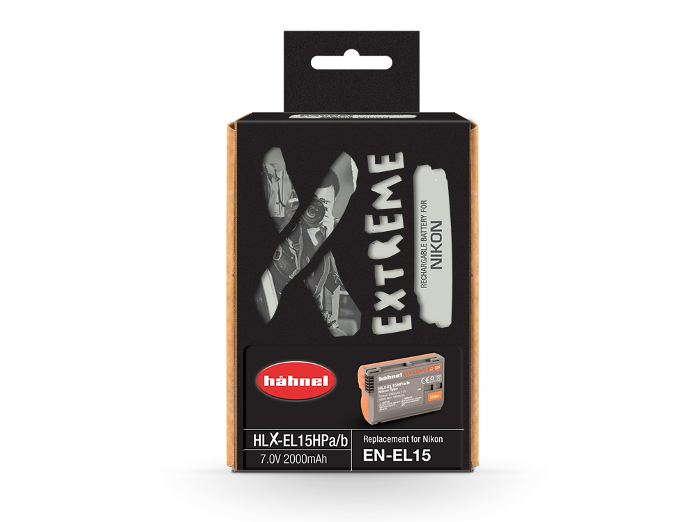 Hahnel Extreme HLX-EL15HP Li-Ion voor o.a D7500/D850/Z5