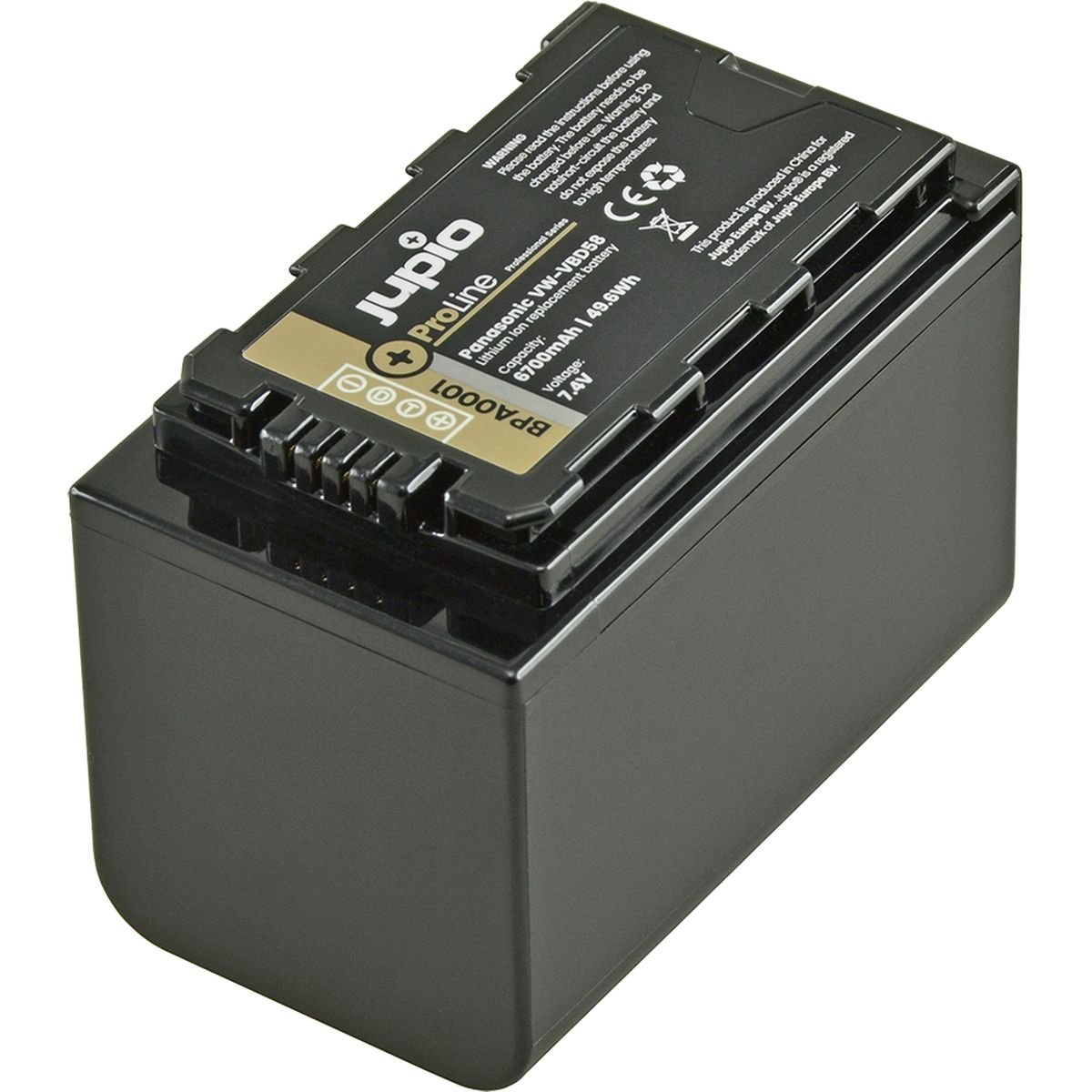Jupio *ProLine* VW-VBD58 / AG-VBR59 6700mah (with LED indicator) afbeelding