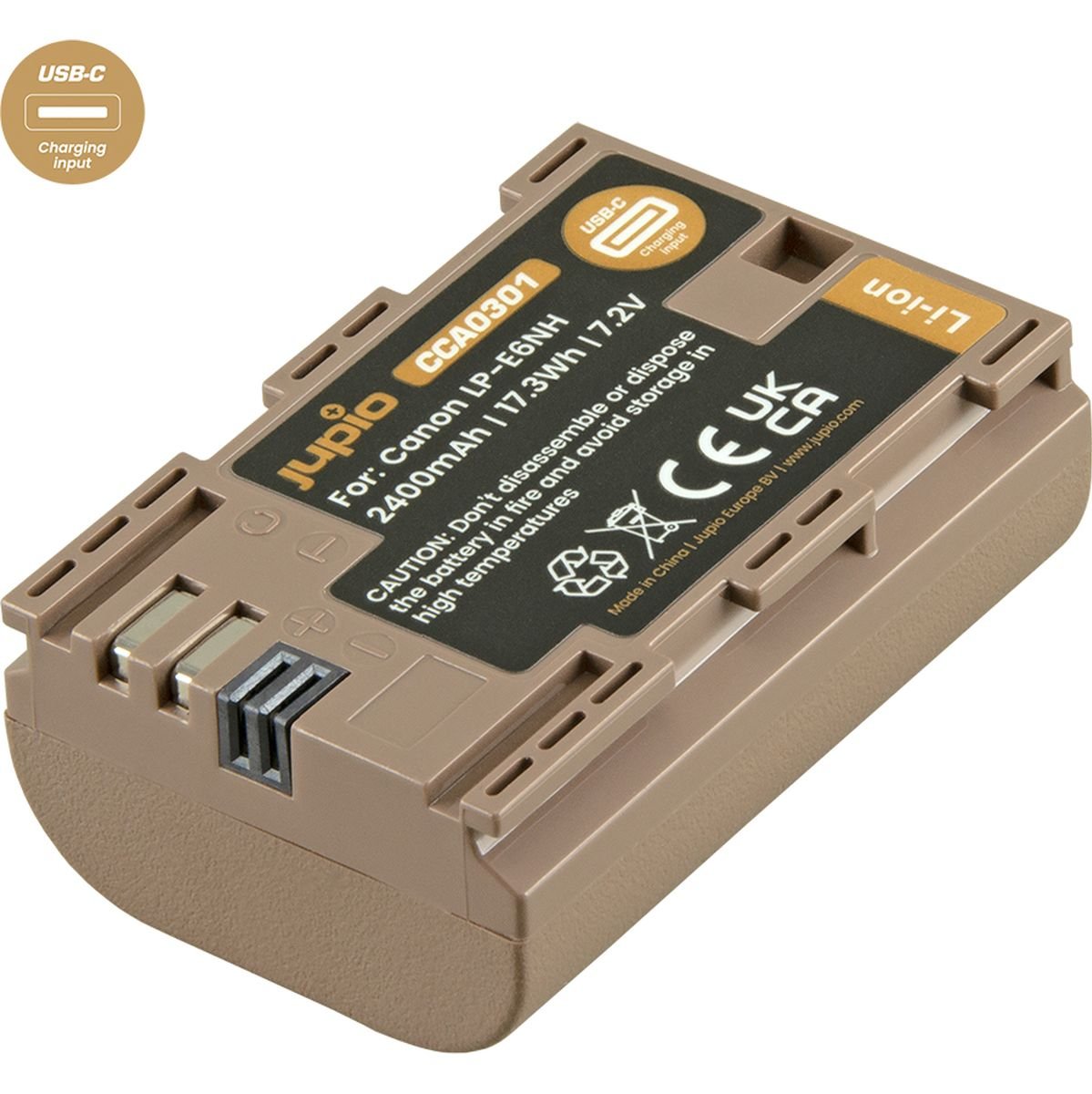 Jupio LP-E6NH *ULTRA C* 2400mAh afbeelding