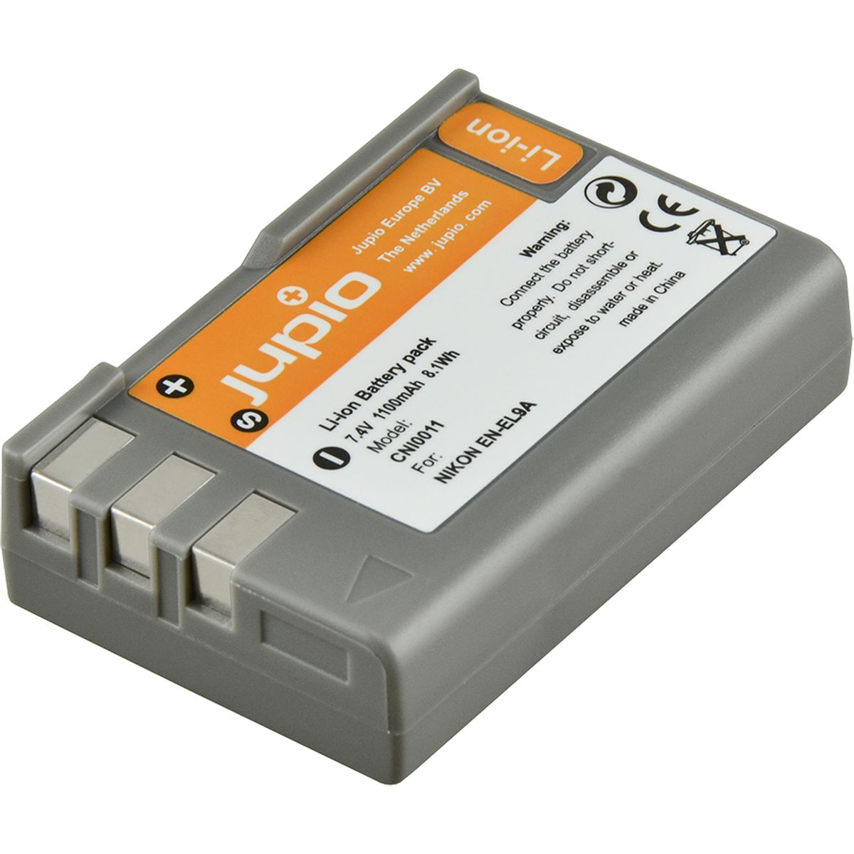 Jupio EN-EL9 / EN-EL9A 1100 mAh afbeelding