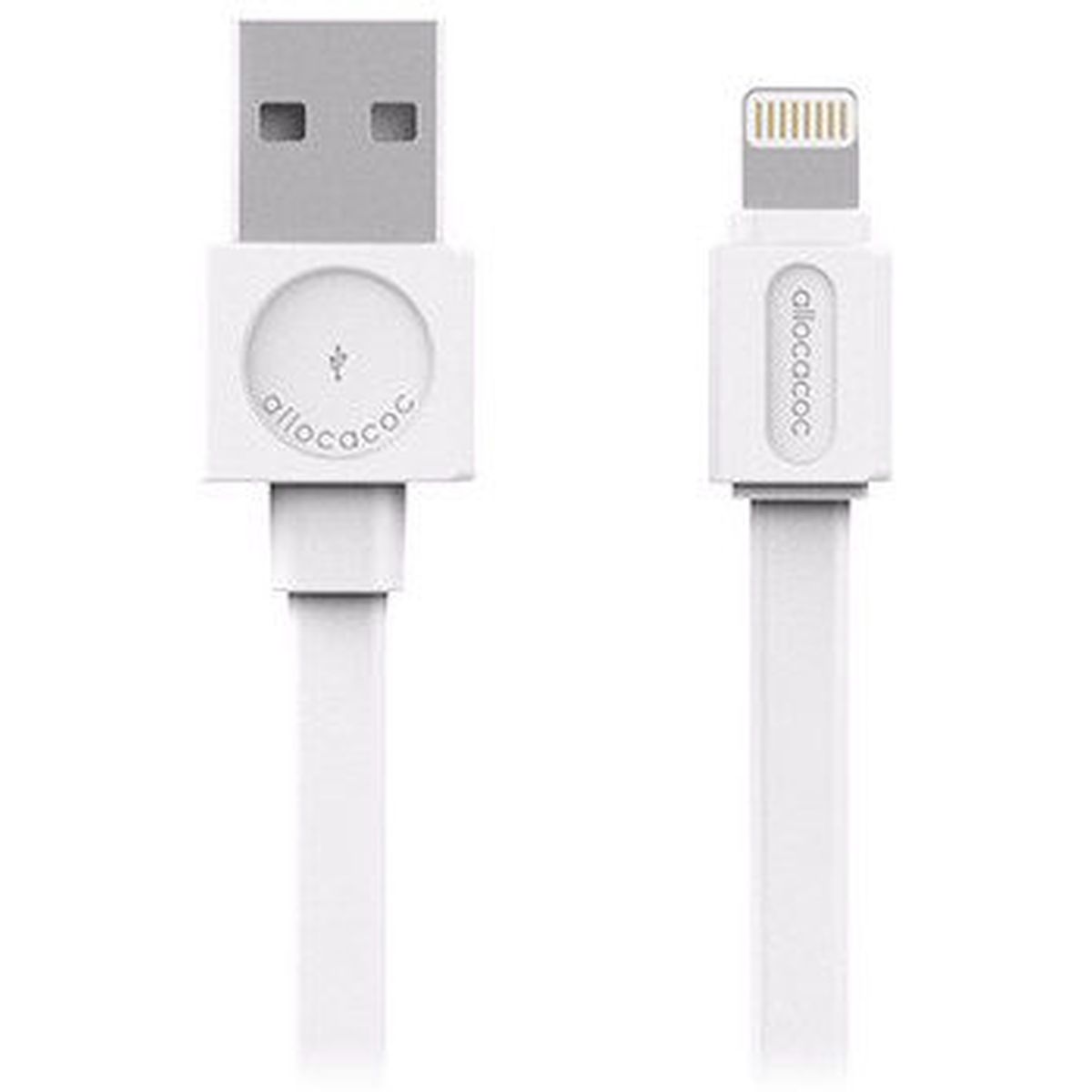 Allocacoc USBcable Lightning Basic WHITE