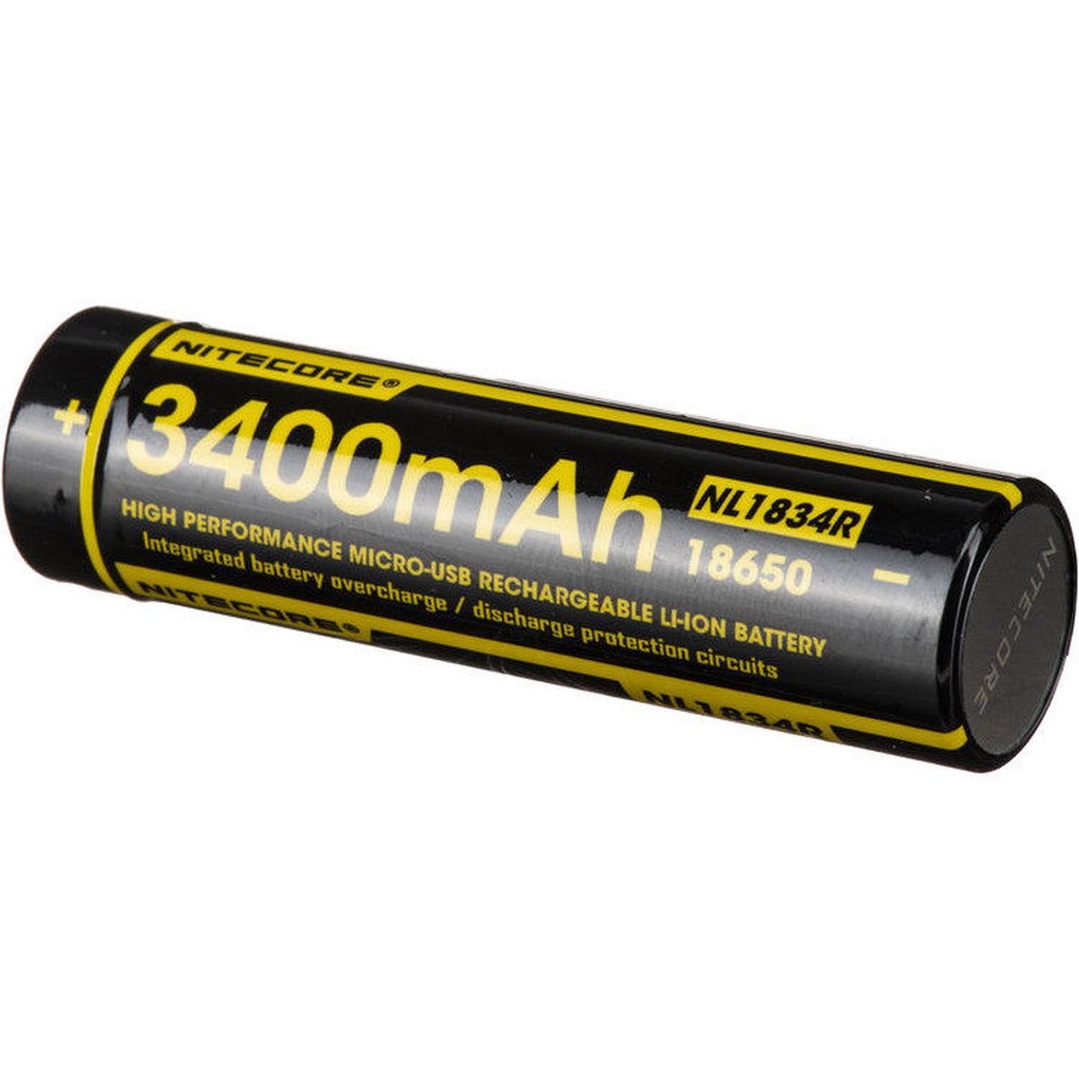 Nitecore 18650 NL1834R 3400mAh 3.6 Volt + Micro USB Aansl. afbeelding