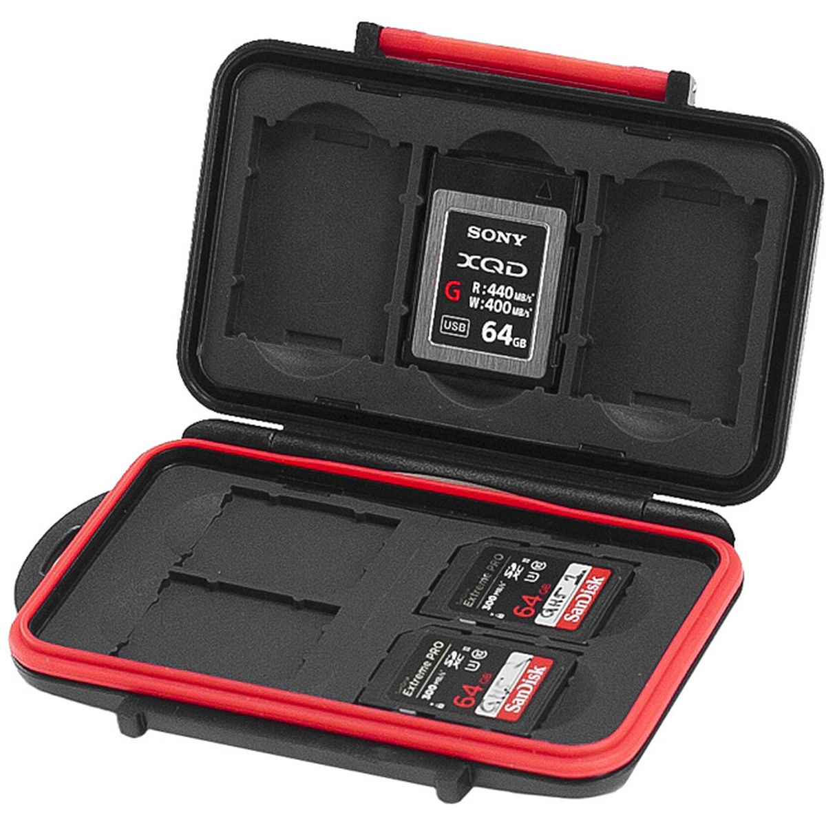 Caruba Multi Card Case MCC-9 sd + CF Express B afbeelding