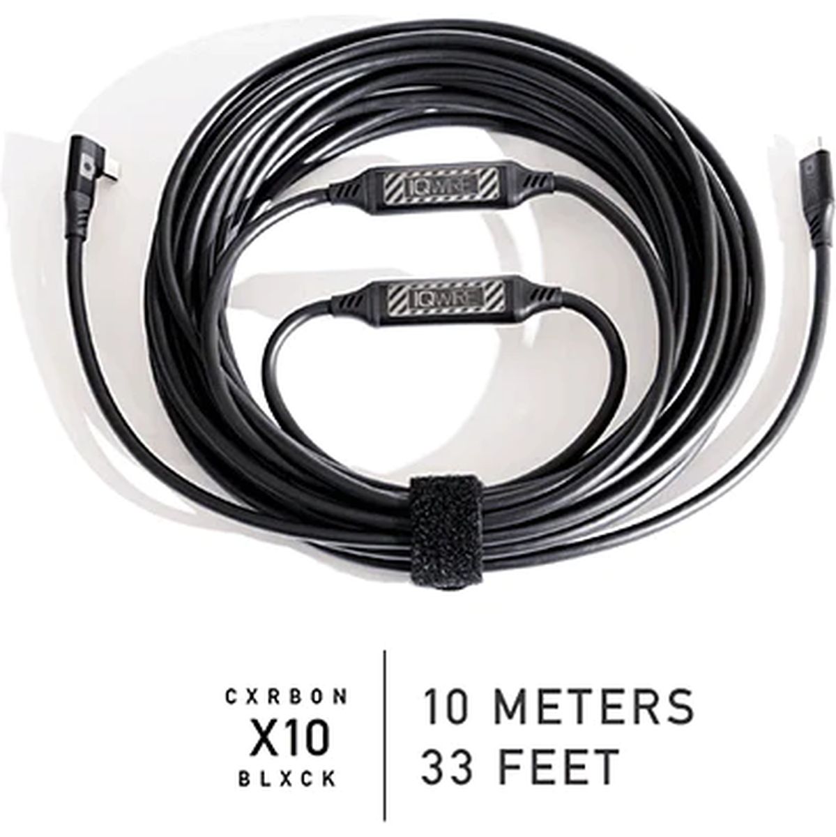 IQwire 33' (10m) USB C To C Right Angle