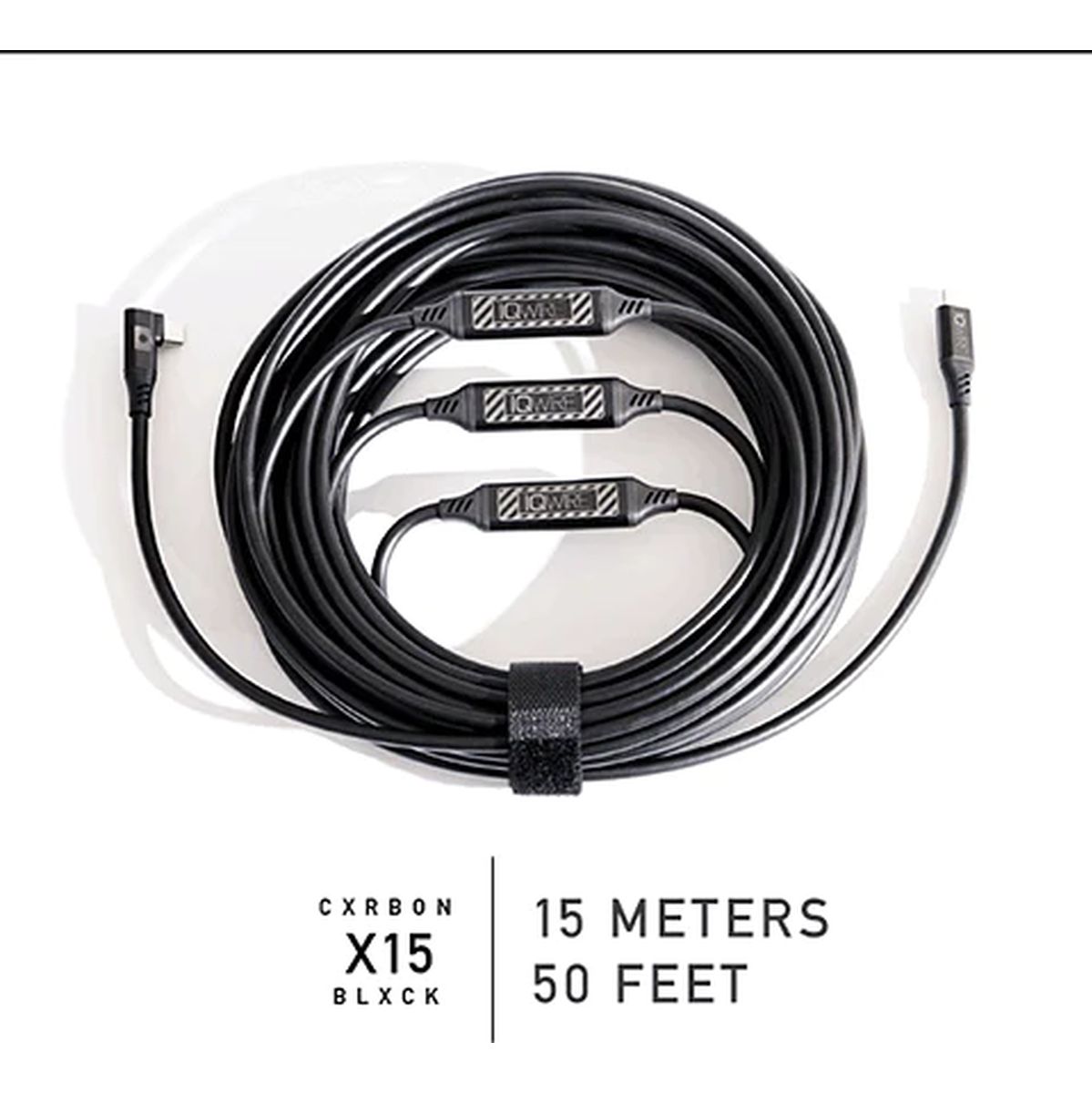 Iqwire (15m) USB C To C Right Angle afbeelding