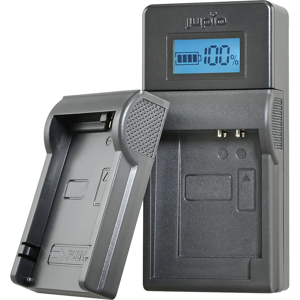 Jupio USB Brand Charger for Nikon/ Fuji/ Olympus 3.6V-4.2V batteries afbeelding