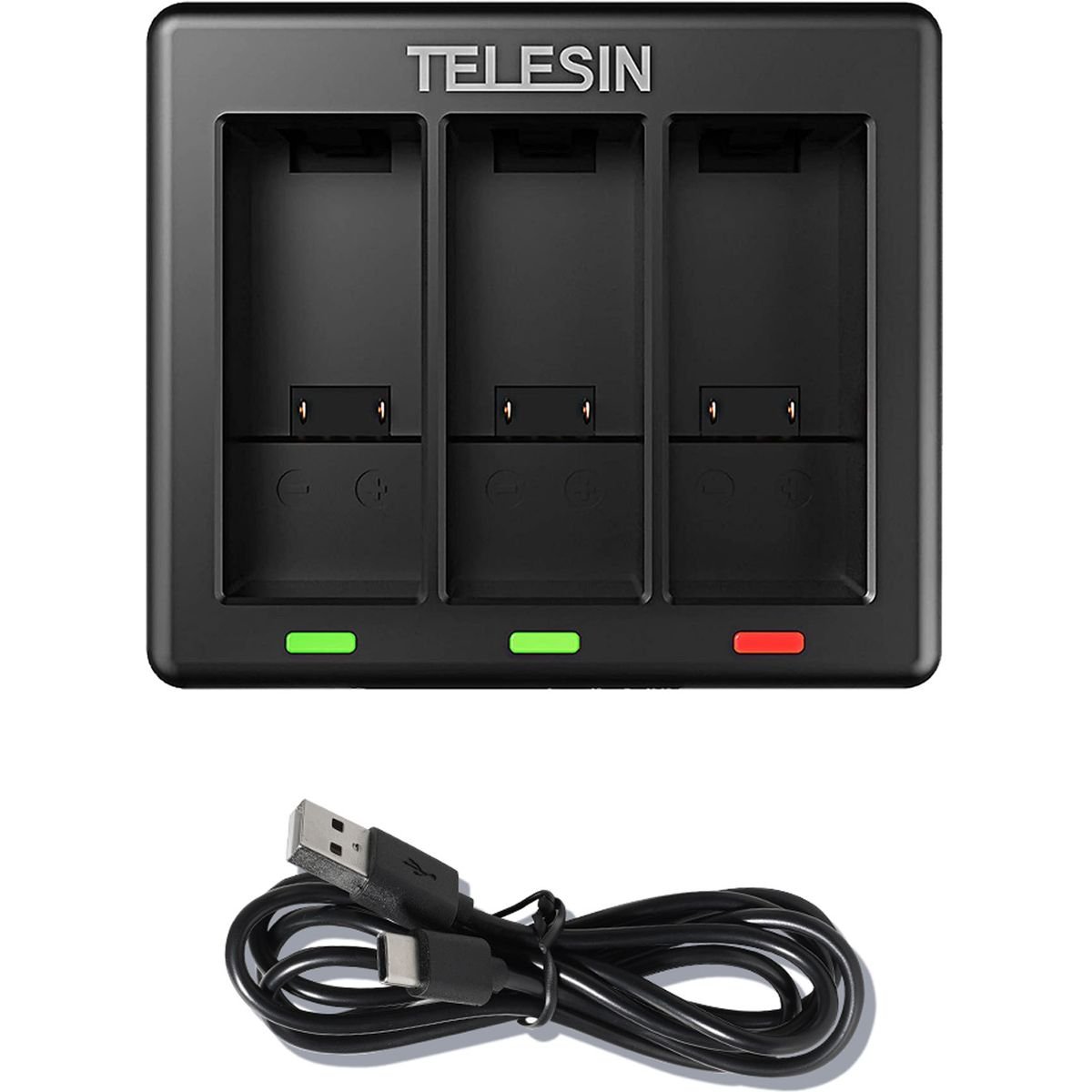 Telesin Charger For 3 Batteries - GoPro Hero 9/10/11/12 afbeelding