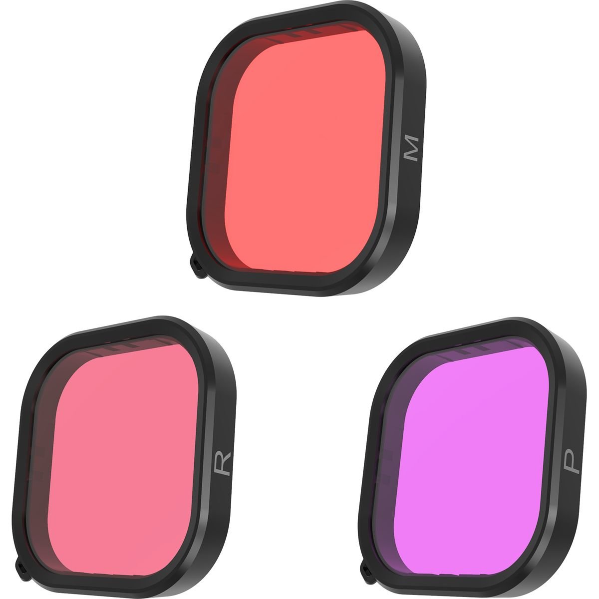 Telesin Duik-Filters For GoPro 9/10/11/12 Red/Pink/Magenta afbeelding