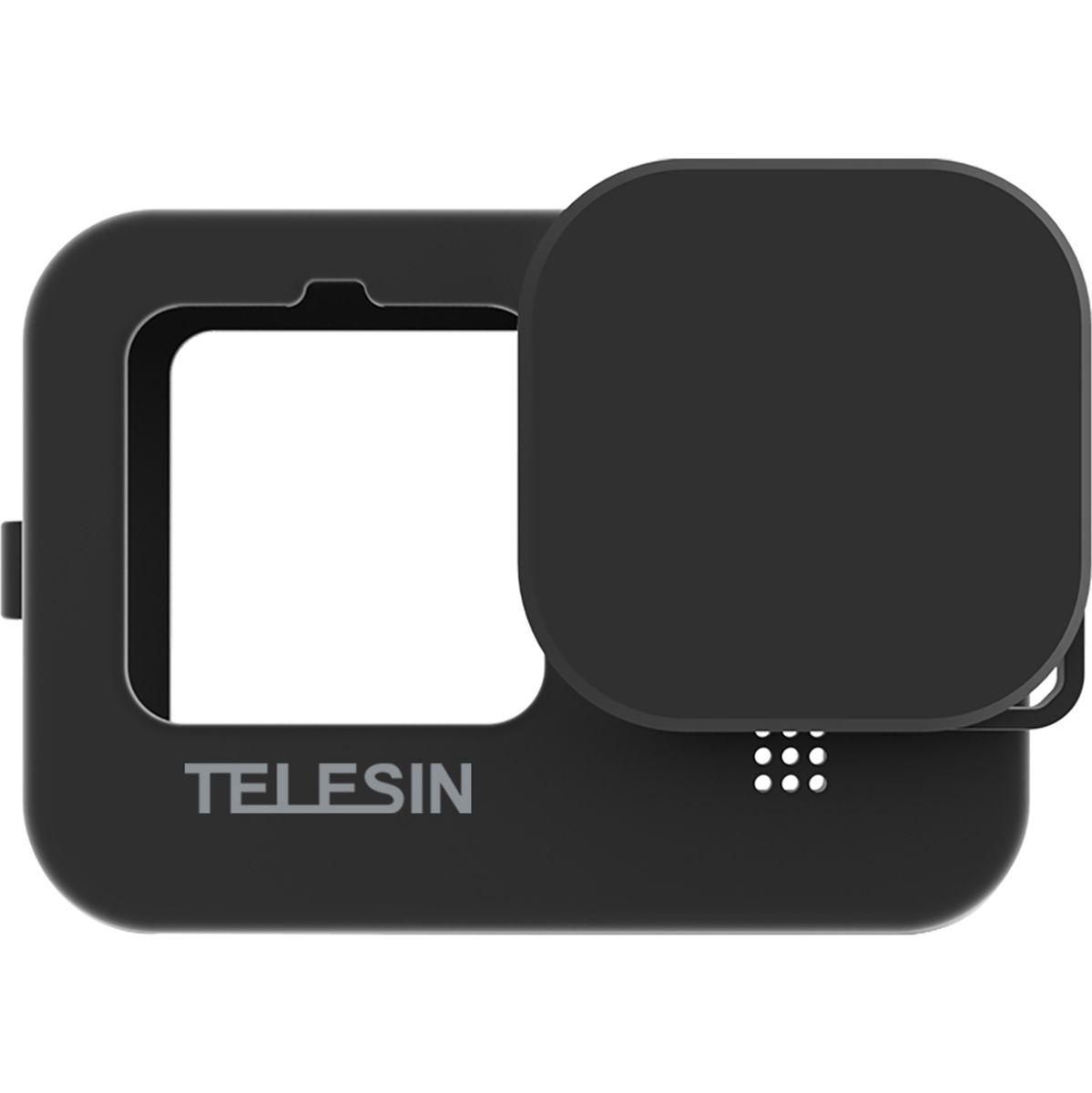 Telesin Protective Cover Siliconen For GoPro 9,10,11,12 - Zwart afbeelding