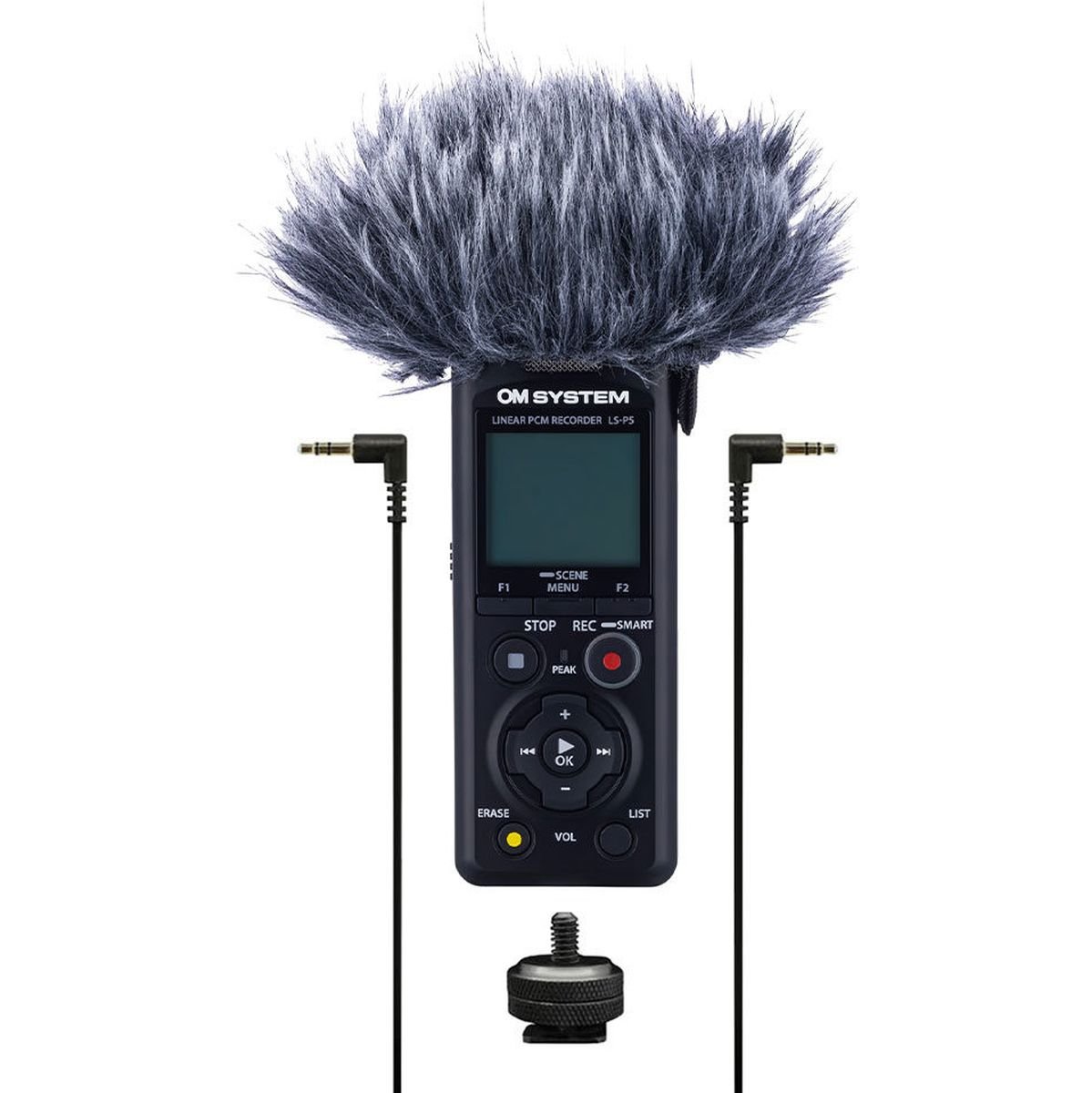OM SYSTEM LS-P5 Videographer Kit w/ Windscreen Hot Shoe A... afbeelding