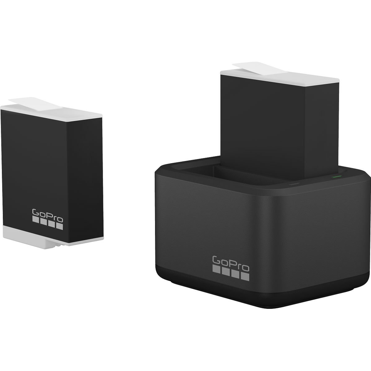Gopro Dual Battery Charger +2x Enduro Batt For HERO12,11,10,9 afbeelding