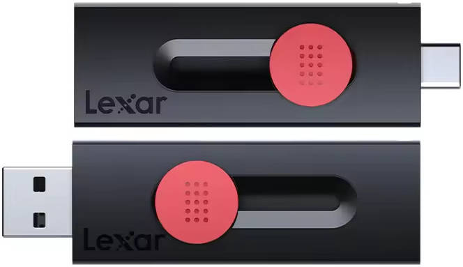 Lexar JumpDrive D300 OTG 256GB Dual Type C And Type A USB afbeelding
