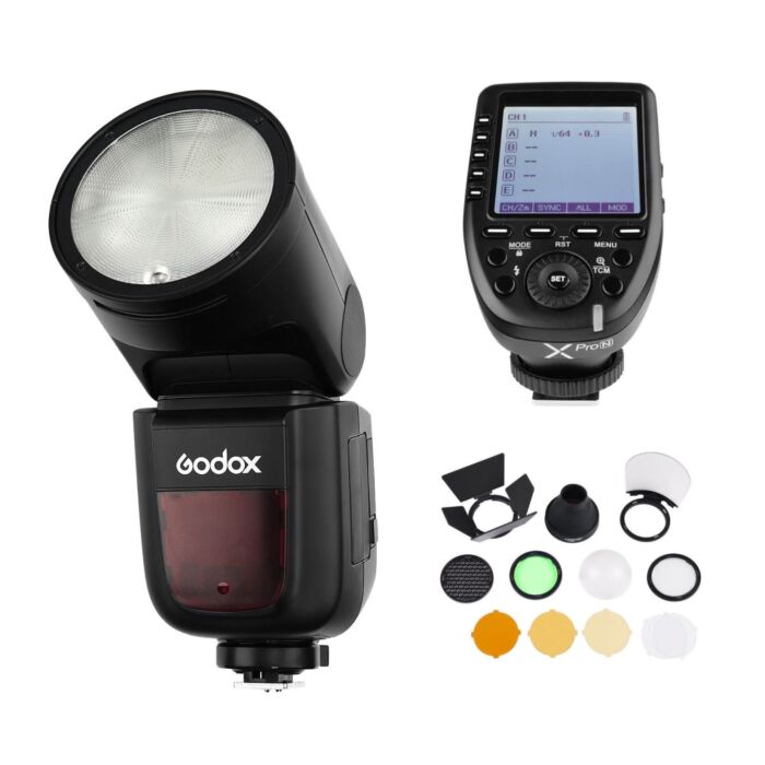 Godox Speedlite V1 Nikon X-Pro II Trigger Accessories Kit afbeelding