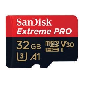 SanDisk microSDXC Extreme PRO 32GB V30 95MB/s + Adapter afbeelding