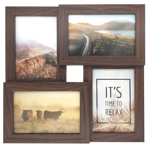 Henzo Fotolijst - Pure Barry - 10x15 cm - Donkerbruin afbeelding