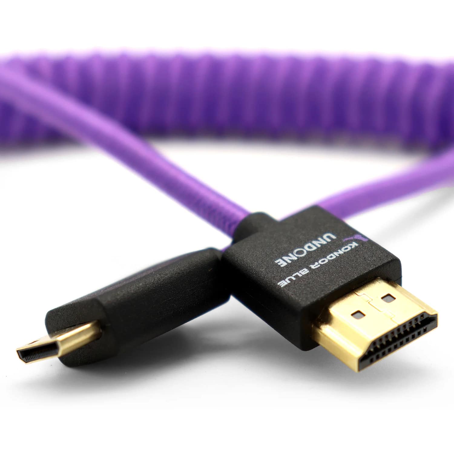 Kondor Blue Gerald Undone Mini HDMI To Full HDMI Cable 12... afbeelding