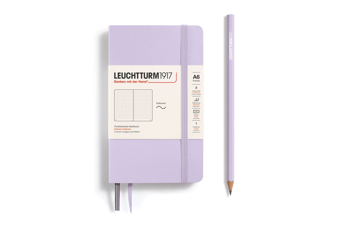 Leuchtturm Lilac, Pocket (A6), 187 p., plain afbeelding